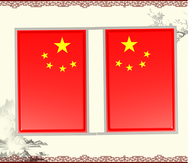 LED發(fā)光國(guó)旗景觀燈