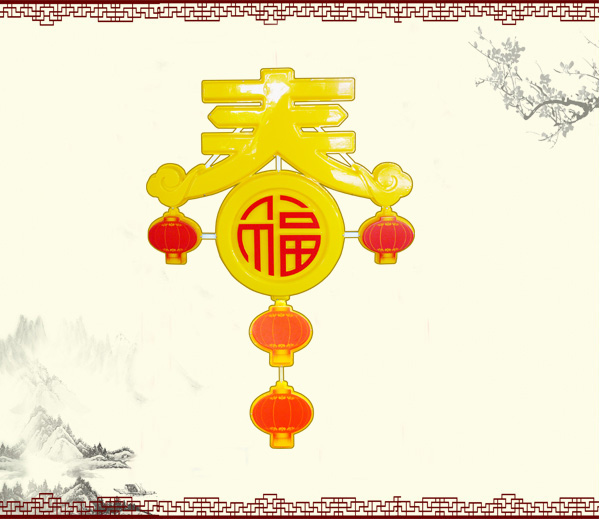 LED春字燈籠