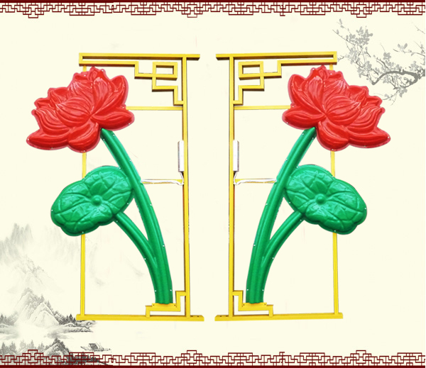 LED仿真荷花燈